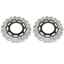 Pair Front Brake Discs For