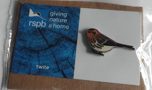 Rspb pin badge - a, twite