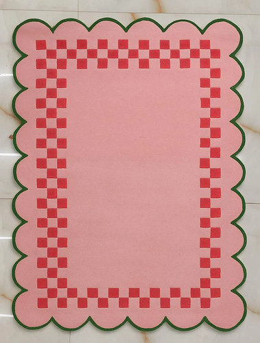 Hand tufted wool rug - hand-tufted,