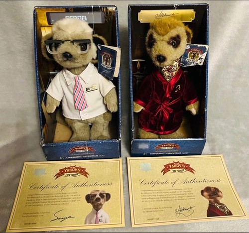 Meerkat soft toys sergei - soft, x2