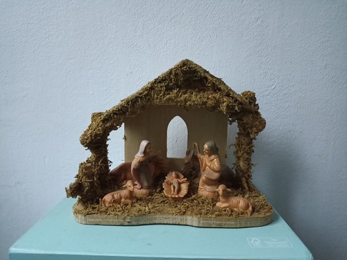 Vintage christmas nativity set - vintage,