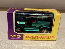 LESNEY MATCHBOX Y3 1970 MODELS OF YESTERYEAR BOXED 1910 BENZ LIMOUSINE mint