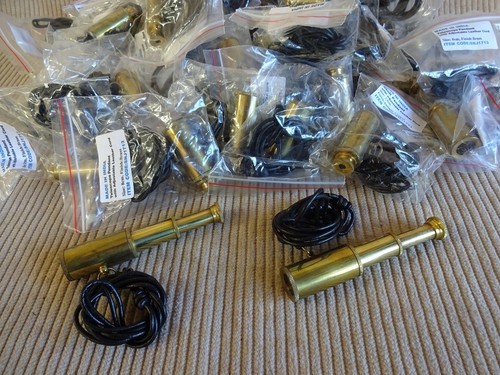 Working brass telescope - x,