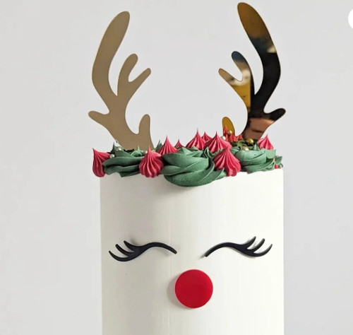 Christmas acrylic cake topper - christmas,