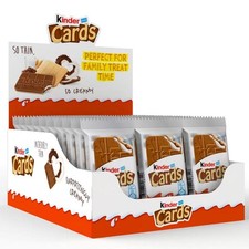 Ferror Kinder Cards Wafer Biscuit Milk Chocolate Creamy Filling Pack 30 x 25.6g