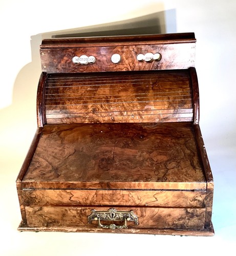 Antique walnut desk - walnut, organiser