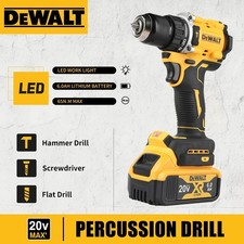 DEWALT DCD805 20V Brushless Cordless Drill Impact Driver Power Tool DIY