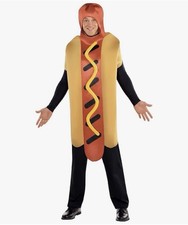 Hot Dog Adult Costume Brown