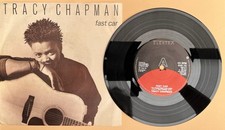 Vinyl Single Record 45rpm, Tracy Chapman, Fast Car, 1988
