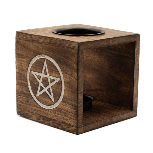 Large square mango wood oil - large,