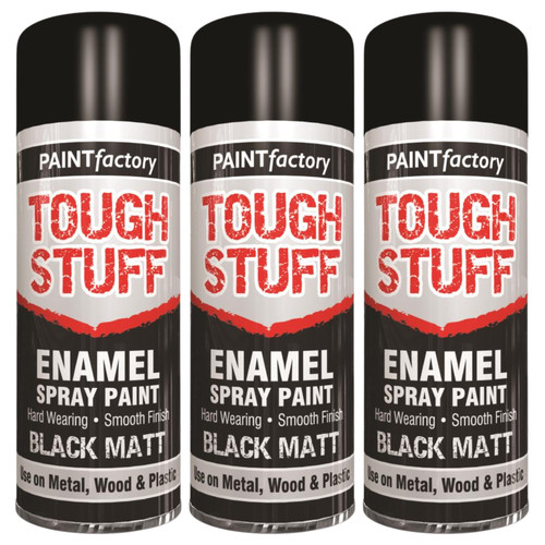 Enamel spray paint black - enamel,