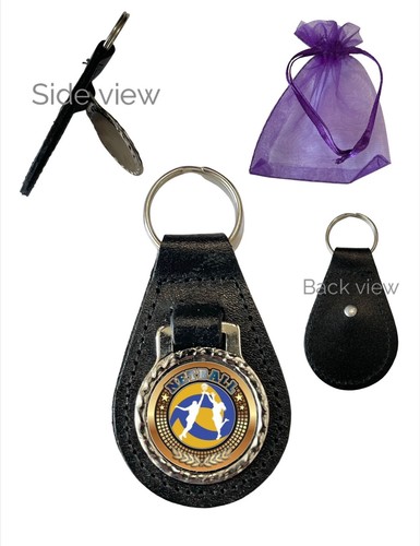 Netball genuine black - black, leather