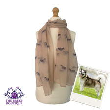 ALASKAN MALAMUTE SCARF LADIES