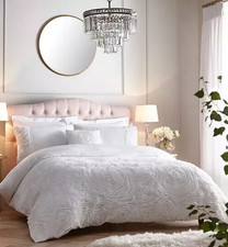 SINGLE Juliette 3D Flower Duvet Cover Set - STAR Julien Macdonald - RRP £55