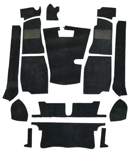 Replacement black car carpet - replacement,