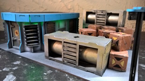 Cargo depot table top - , 28mm