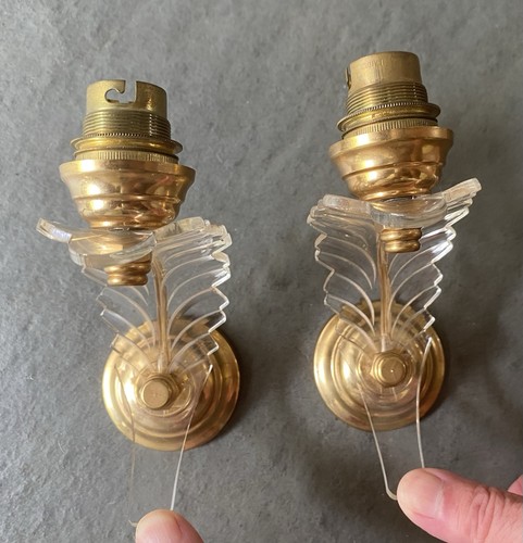 Vintage pair french - french, brass