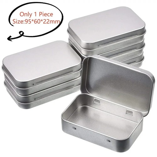 Small metal tin storage - small,