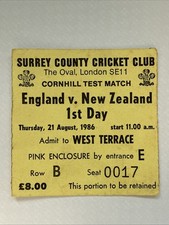 England v New Zealand Test