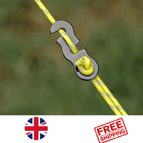 10pcs aluminium tent rope - aluminium,