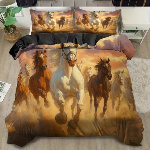 Sandstorm horse duvet - sandstorm,
