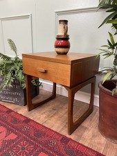 Stunning Mid Century Retro Teak Gplan Bedside Table, Occasional Table, Drawer