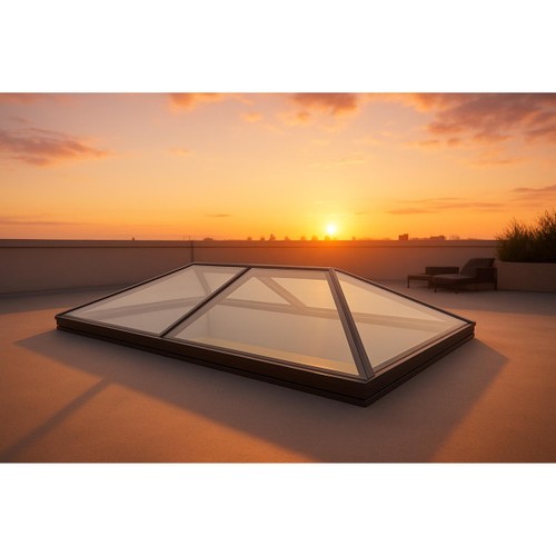 Aluminium skylight roof - aluminium,