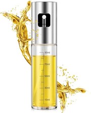 Oil Sprayer Bottle 100ml Glass Refillable For Cooking Air Fryer BBQ & Salad New