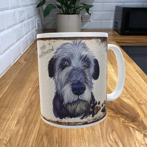 Irish wolfhound dog - irish, 11oz