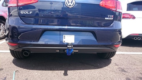 Tow bar supplied - , fitted