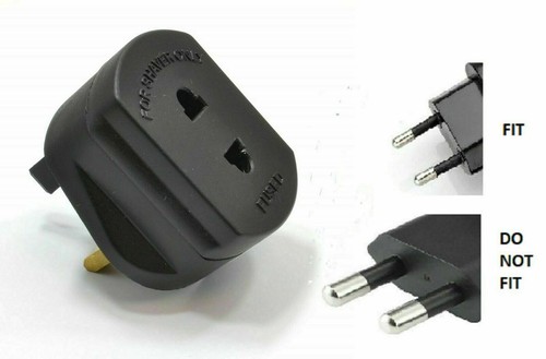 Pin fused adaptor uk - pin, 3