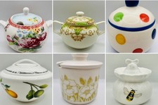 Sugar Bowls with Lid - Various