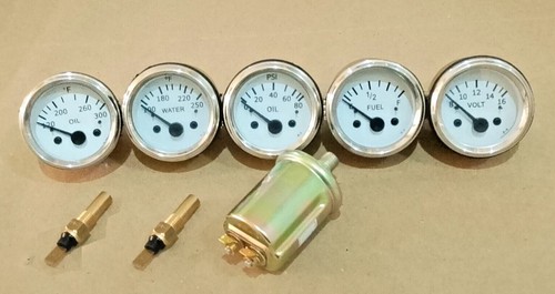 Electrical gauge kit 52mm - 52mm, temp