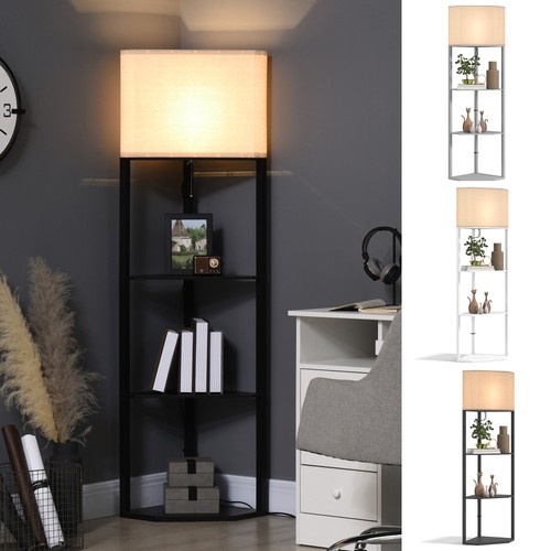 Corner floor lamp with - corner,