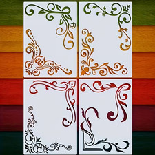 4pcs Lace Edge Boarder