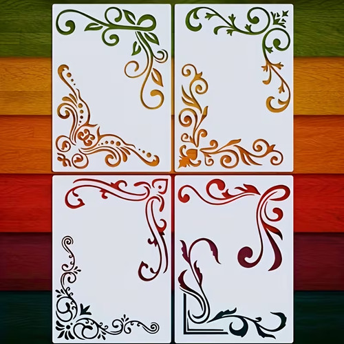 4pcs lace edge - edge, boarder