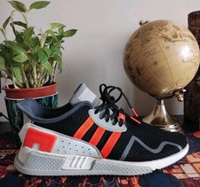 Adidas Originals EQT Cushion ADV Turbo UK 9 Black Orange White Amazing Condition