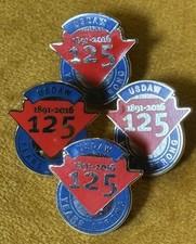 USADW 125th Anniversary Trade Union Badges