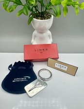 Vintage Solid Sterling Silver Concorde Keyring Links Of London 2003 Edinburgh 