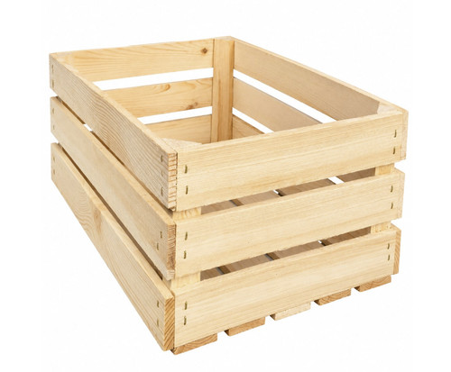 Rustic wooden storage - rustic, crate