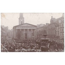 ELGIN Unveiling the War Memorial, RP Postcard Unposted 1924