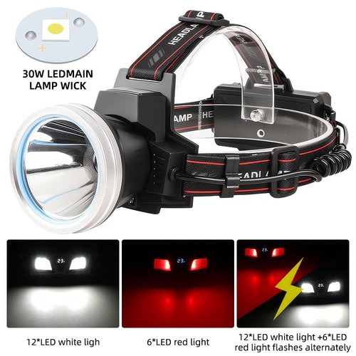 Led headlamp rechargeable - headlamp,