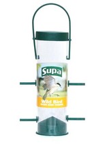 Niger Seed Feeder 20cm (8") Plastic 4 Port Nyger Garden Wild Bird Goldfinch SUPA