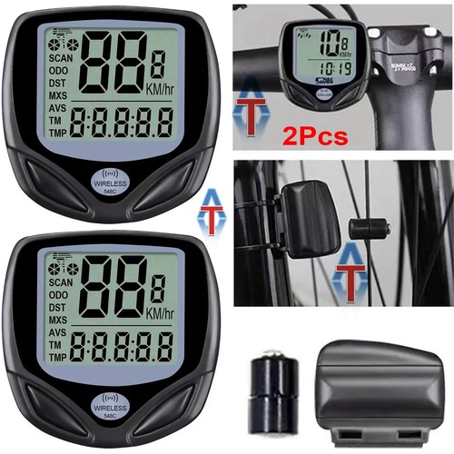 2pcs wireless lcd bike - wireless,