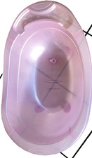 Baby Bath 50 Litre Pink Bath with Integrated Drain For Easy Emptying Used Twice