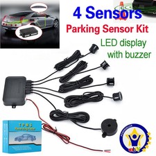 4x Black Parking Sensors Car