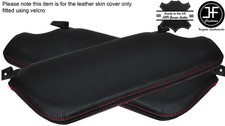 RED STITCH 2X SUN VISORS