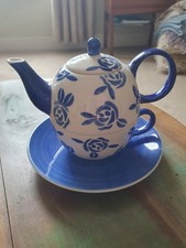 Whittards Of Chelsea Tea Clipper In Blue And White Cup For One