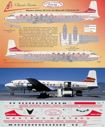 Flying colors decals 144 - colors, 1/144