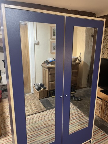 Ikea wardrobe blue - wardrobe,
